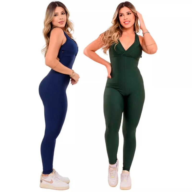 Kit com 2 Macacões Longos Fitness para Academia